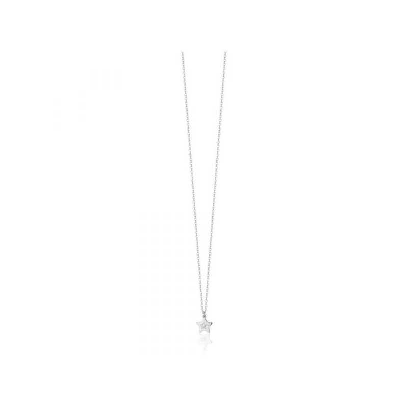 Collana Bimba Luca Barra JC143 In Acciaio Con Stella