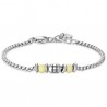 Bracciale Bimbo Luca Barra JB216 In Acciaio Con Pietre Gialle