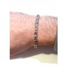 Bracciale Uomo Liu-Jo MLJ511 In Acciaio IP Rosé Con Cristalli Neri
