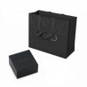 Anello Uomo Liu-jo MLJ499M26 In Acciaio IP Nero A Fascia Con Cristallo Nero