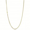 Collana Uomo Liu-Jo MLJ461 In Acciaio Dorato Maglia Veneziana Arrotondata