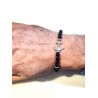 Bracciale Uomo Liu-Jo MLJ439 In Acciaio Con Pietre Nere E Ancora