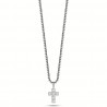 Collana Uomo Liu-Jo MLJ518 In Acciaio Con Pendente Croce Con Cristalli