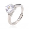 Anello Donna Trova Gioielli 4437 In Argento Tipo Solitario Con Zircone