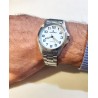 Orologio Uomo Margi 12456 Classico Con Quadrante Bianco E Cinturino Acciaio