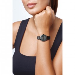 Orologio Donna OPSOBJECTS RING DIAMOND OPSPW-1012 Con Cassa E Cinturino Antracite
