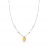 Collana Donna OPSOBJECTS FUNNY PEARLS OPSCL-844 Con Perle E Quadrifoglio