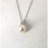 Collana Donna MIKIKO MD1017O4FABI060L In Oro Bianco Con Perla E Diamante