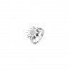 Anello Donna Luca Barra ANK522 In Acciaio Con Sole Girevole E Strass