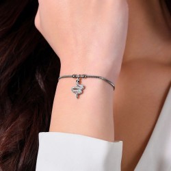 Bracciale Donna Luca Barra BK2659 In Acciaio Con Pendente Serpente