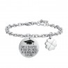 Bracciale Donna Luca Barra BK2487 Con Cappello Laurea E Frase Bene Augurante