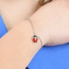 Bracciale Bimba Luca Barra In Acciaio Con Coccinella JB103