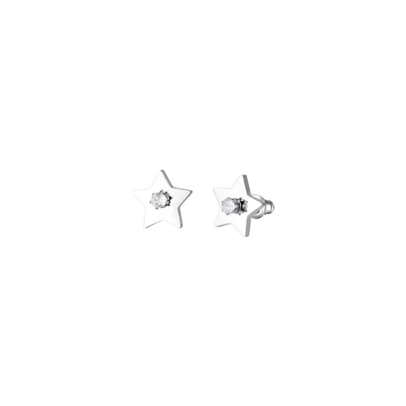 Orecchini Donna Luca Barra OK1356 A Forme Di Stella Con Zircone