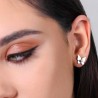 Orecchini Donna Luca Barra OK1354 In Acciaio A Forma Di Farfalla Con Zircone