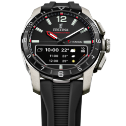 Orologio Smartwatch Uomo Festina Connected D F23000/4 Con Quadrante E Cinturino Neri