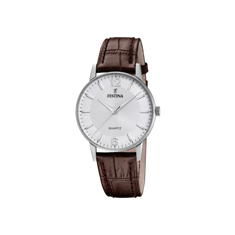 Orologio Uomo Festina F20690/2 Classico Con Cinturino In Pelle Marrone
