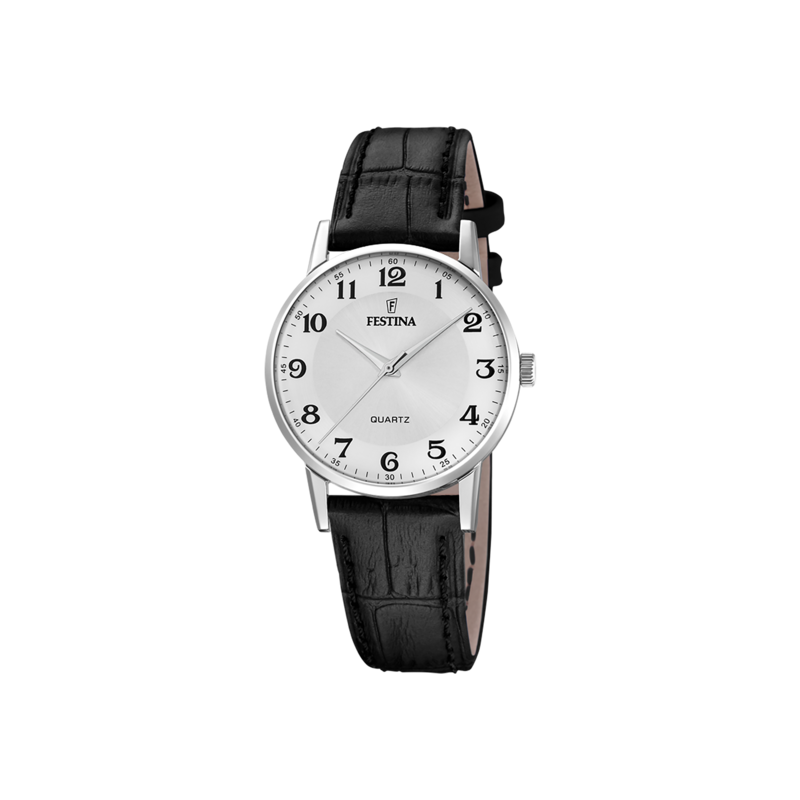 Orologio Donna Festina F20691/1 Classico Con Cinturino In Pelle Nera