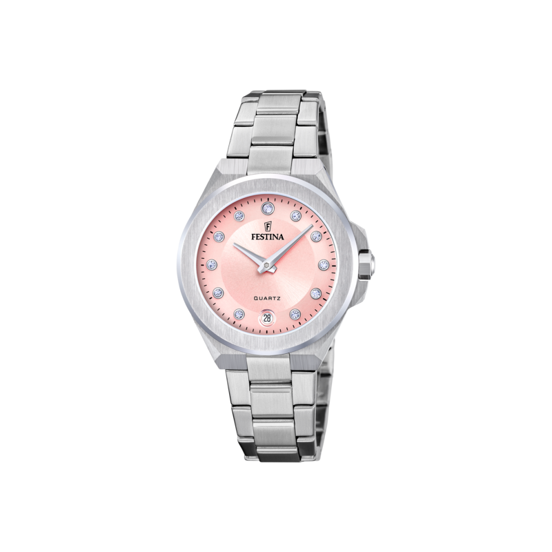 Orologio Donna Festina F20700/2 Solo Tempo Con Quadrante Rosa