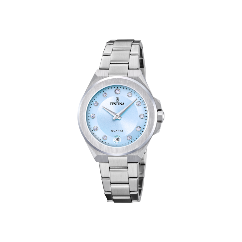 Orologio Donna Festina F20700/3 In Acciaio Con Quadrante Turchese