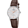 Orologio Donna Festina F20691/2 Classico Con Cinturino In Pella Marrone Scuro