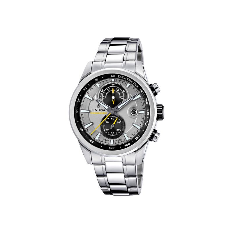 Orologio Uomo Festina F20694/4 Cronografo Con Cinturino Acciaio
