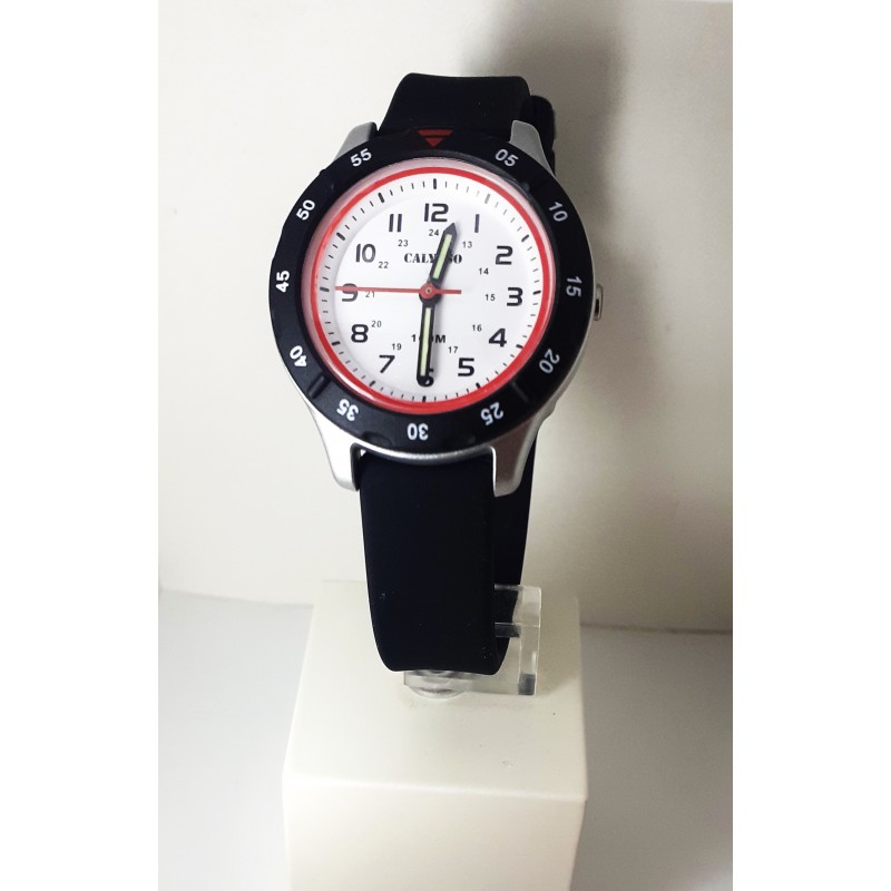 Orologio Bimbo Calypso K5847/1 Con Cassa Grigia E Cinturino Nero