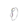 Anello Donna Lotus Silver LP1872-3/218 In Argento Con Infinito  Zirconi Multicolore