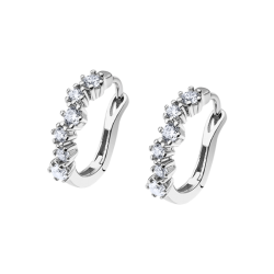 Orecchini Donna Lotus Silver in Argento Con Zirconi LP3099-4/1