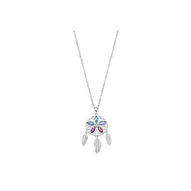 Collana Donna Lotus Silver LP3144-1/1 In Argento Con Acchiappasogni