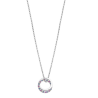 Collana Donna Lotus Silver LP1990-1/2 In Argento Con Doppio Cerchio