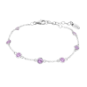 Bracciale Donna Lotus Silver LP3451-2/2 In Argento Con Zirconi Rosa