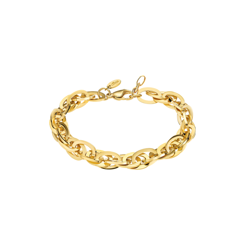 Bracciale Donna Lotus Style LS2254/2/2 In Acciaio Dorato Tipo Catena