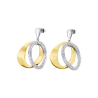 Orecchini Donna Lotus Style LS1672/4/2 Pendenti In Acciaio Bicolore Con Strass