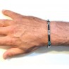 Bracciale Uomo ARKANO BAC42NN In Acciaio Con Particolari Neri
