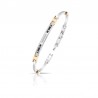 Bracciale Uomo ARKANO ABA004BB In Acciaio Con Diamanti E Particolari Rosé
