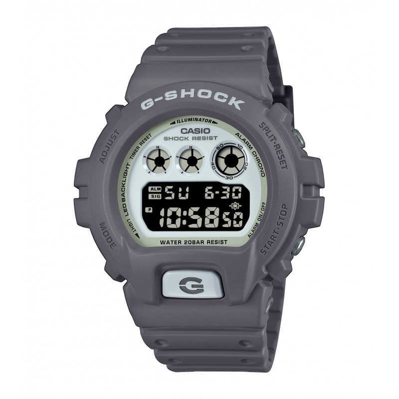Orologio Uomo Casio G-SHOCK DW-6900HD-8ER Con Cassa E Cinturino Grigio