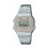 Orologio Unisex Casio Vintage A168WA-8AYES Digitale Con Quadrante Beige