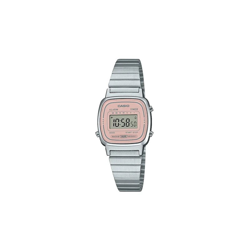 Orologio Donna Casio Vintage LA670WEA-4A2EF Digitale Con Quadrante Rosa