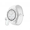 Orologio Unisex Smartwatch Techmade TM-YONG-WH Con Cassa E Cinturino Bianchi