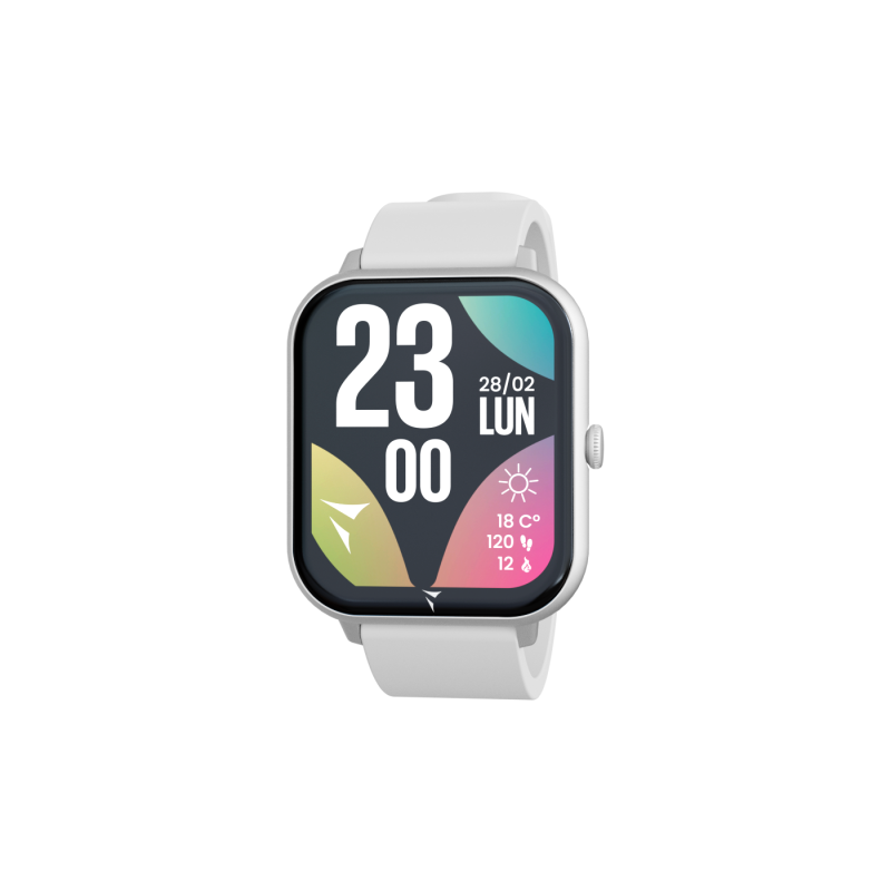 Orologio Smartwatch Unisex Techmade TM-GLOW-WH Con Cassa E Cinturino Bianchi