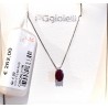 Collana donna in oro bianco con rubino PG Gioielli CIOONLY/1R