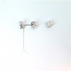 Orecchini Donna Elli's Nardelli EL0903 In Oro Bianco Punto Luce Con Diamanti