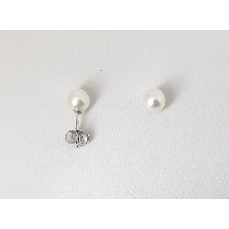 Orecchini Donna MIKIKO M.GTR50 B In Oro Bianco E Perle Di Acqua Dolce