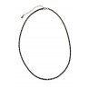 Collana Donna Gioja Argento CCL125 PN Tipo Tennis In Argento Con Pietre Nere