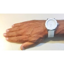 Orologio Uomo Nautica A09603G Con Cinturino In Silicone Bianco