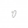Anello Donna Luca Barra ANK524 In Acciaio Con Perla Bianca
