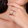Anello Donna Luca Barra ANK524 In Acciaio Con Perla Bianca