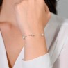 Bracciale Donna Luca Barra BK2687 In Acciaio Con Perle Sintetiche Bianche