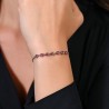 Bracciale Donna Luca Barra BK2696 In Acciaio Con Cristalli Rosa