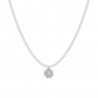 Collana Donna Luca Barra CK2035 In Perle Sintetiche Bianche Con Quadrifoglio